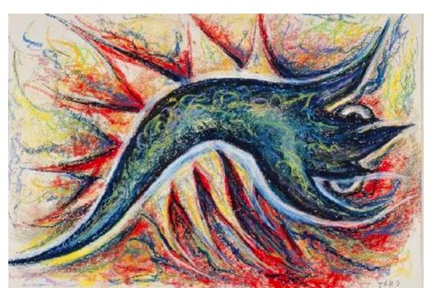 クレパス90周年記念、岡本太郎などの名作展9/16-28 画像