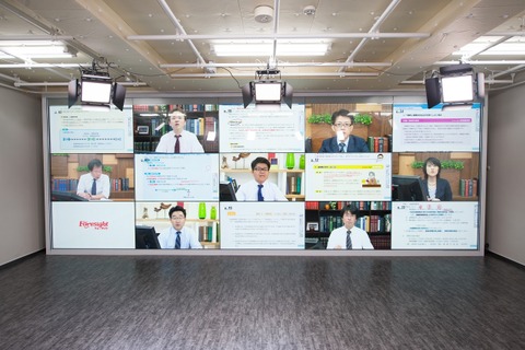 フォーサイト、日本最大級292インチ相当の電子黒板を備えるスタジオ新設 画像