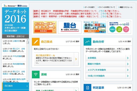 【大学受験2016】ベネッセ・駿台、国公立大2次出願状況を公開 画像