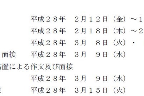 【高校受験2016】熊本県公立高校の出願状況（確定）…済々黌1.58倍、熊本1.51倍 画像