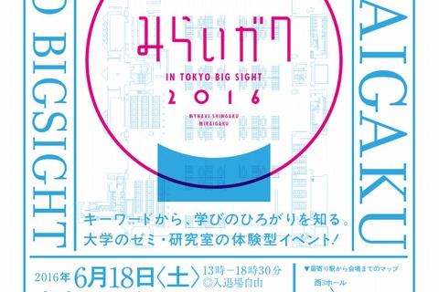 【大学受験2017】39のゼミや研究室を体験「みらいガク2016」6/18 画像