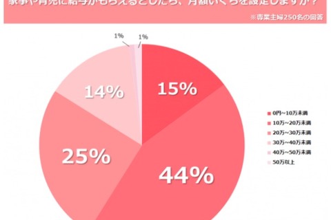 家事・育児を給与にすると？ 夫の協力が金額に影響 画像