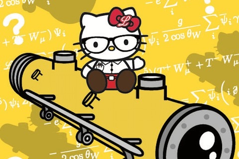 ハローキティと素粒子物理学がコラボ、グッズ発売は8月中旬から 画像