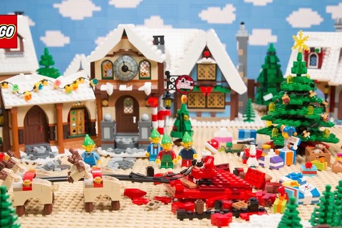 壊れたサンタさんのソリをレゴで作ろう「クリスマスコンテスト」 画像