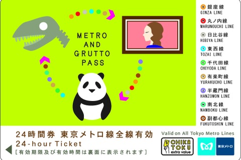 美術館・博物館などを楽しめる「メトロ＆ぐるっとパス」発売 画像