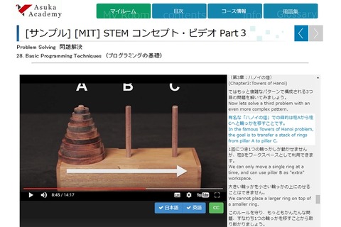 MIT提供のSTEM教育ビデオ、日本語版の無償提供スタート 画像