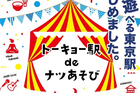 【夏休み2017】東京駅で天体観測やアスレチック「トーキョー駅deナツあそび」 画像
