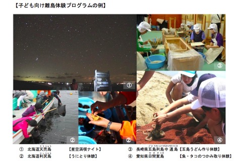 星空観察や漁体験、国土交通省の「離島体験プログラム」一覧 画像