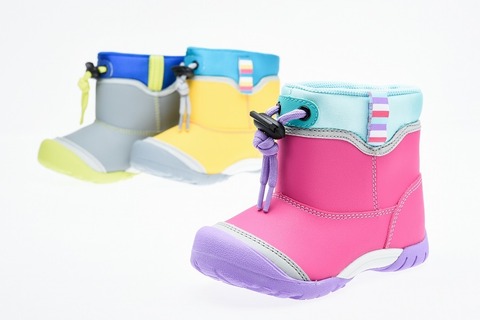 スニーカーのように動きやすい、キッズレインシューズ…ムーンスター 画像