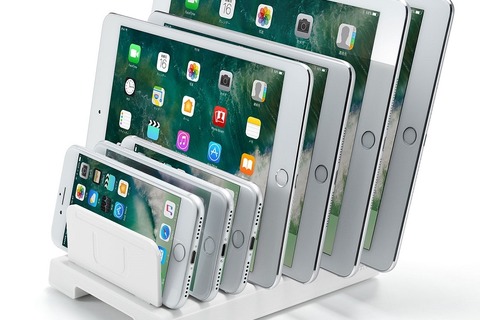 サンワサプライ、連結できるタブレット・スマホスタンド発売 画像