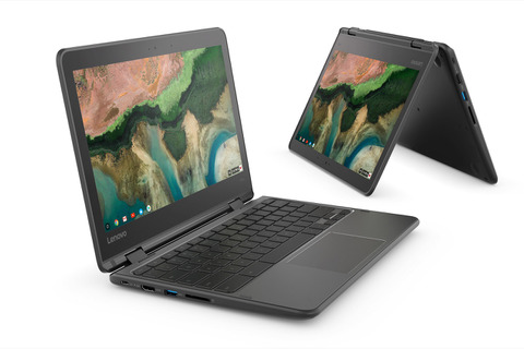 普通教室向け2in1「Chromebook」レノボ、想定4万8千円で5月発売 画像