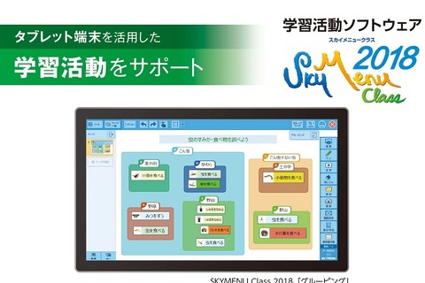 Skyの学習活動ソフト、2018年度版を6月発売 画像