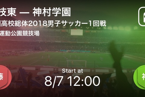 インターハイサッカー2018全試合、Player！がリアルタイム速報 画像