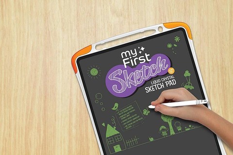 繰り返し使える、子ども用電子スケッチパッド「myFirst Sketch」 画像