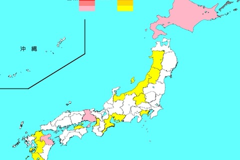 【インフルエンザ18-19】報告数は前週の約2倍、最多は北海道 画像