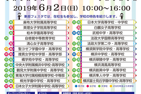 【中学受験2020】桐光・法政二ら25校「神奈川東部私立中高フェスタ」6/2 画像