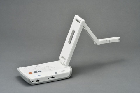 アナログもデジタルも1台で、コンパクト書画カメラ8月末発売 画像