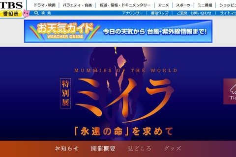 特別展「ミイラ」国立科学博物館11/2-2/24 画像