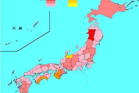 【インフルエンザ19-20】35都府県で増加、最多は愛知県 画像