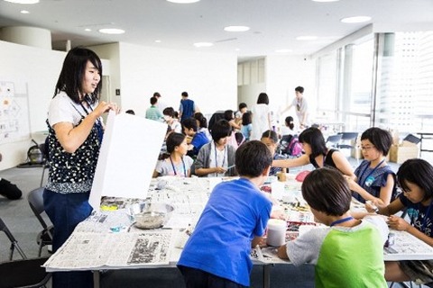 ヨコトリを体験し、小学生向け展示ツアーを企画する中高生募集 画像