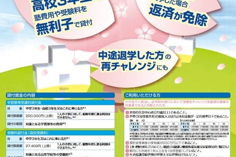 東京都、受験生の塾代など貸付…コロナ収入減少世帯も対象 画像