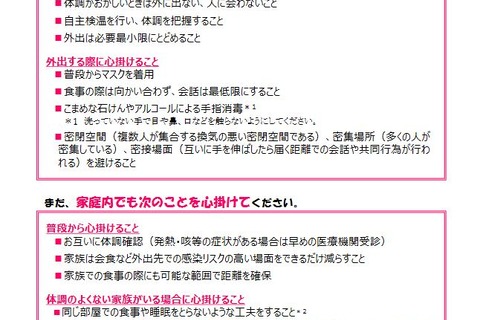 【大学受験2021】受験生向け、コロナ感染防止の注意事項 画像