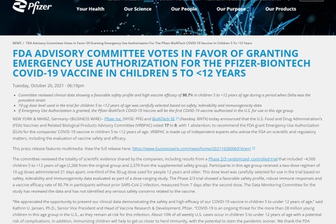 コロナワクチン、5-11歳の緊急使用許可へ…ファイザー 画像