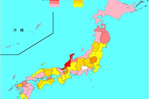 インフルエンザ、7週連続で注意報レベル超え…警報地域も徐々に拡大 画像