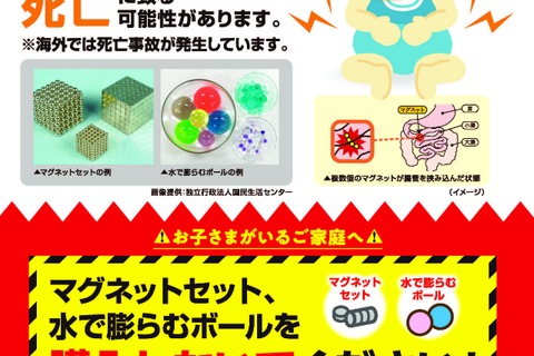 マグネットセット・水で膨らむボール…経産省、玩具の販売規制 画像