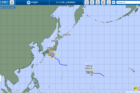 【夏休み2023】台風7号、8/15近畿・東海地方に上陸するおそれ 画像