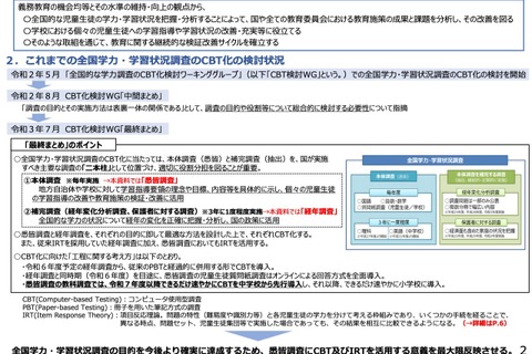 全国学力テスト、オンライン化へ…段階的に移行 画像