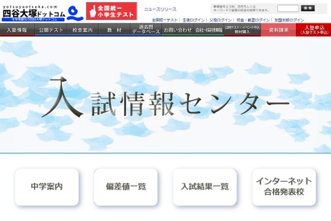 【中学受験2026】四谷大塚、第1回合不合判定テスト…第一志望者数トップは早稲田・吉祥女子 画像