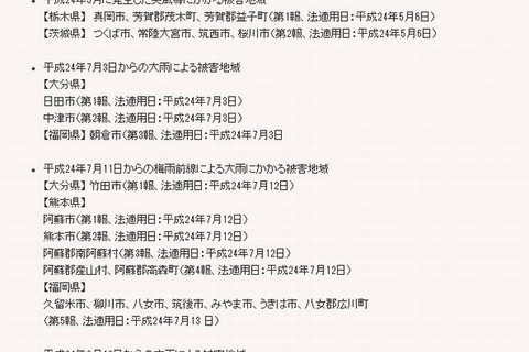 【大学受験2013】被災地の志願者に対する特別措置 画像