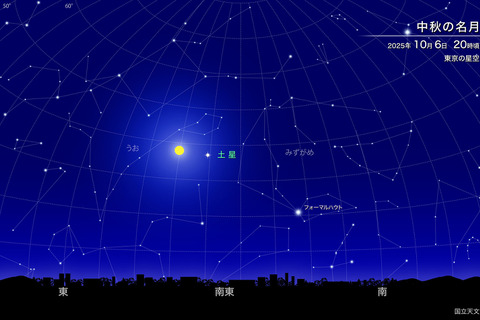 名月は満月とは限らない？2025年「中秋の名月」10/6 画像