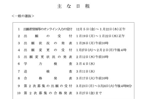 【高校受験2026】北海道公立高入試、手引を公表…オンライン出願入力12/5より 画像