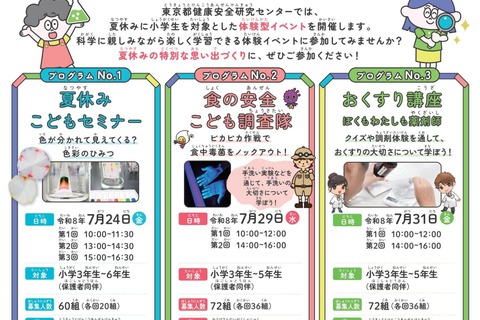 【夏休み2026】「体験しよう！科学のふしぎな世界」自由研究のヒントにも…締切7/12 画像