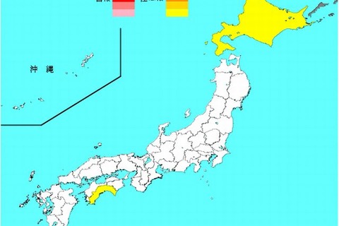 【インフルエンザ2013】北海道と高知県の3か所で注意報レベル超え 画像