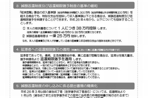 奨学金、4月から日本学生支援機構が制度変更…延滞金引き下げや猶予年数延長 画像
