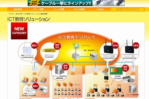 コレガ、「ICT教育ソリューション」新設 画像