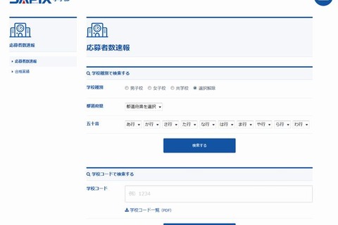 【中学受験2015】出願倍率速報開始…SAPIX、四谷大塚 画像