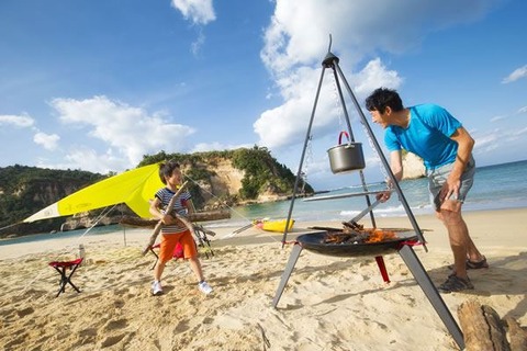 星野リゾート、西表島で父子水入らずのデイキャンプ6/30まで 画像