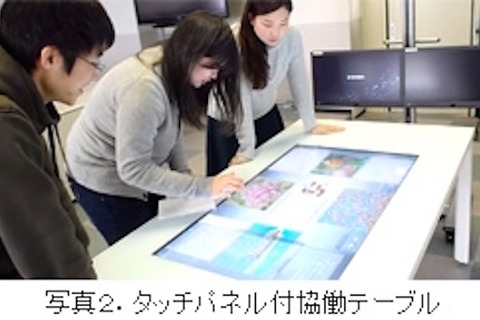 近大、タッチパネル付き協働テーブル導入…アクティブラーニング促進 画像