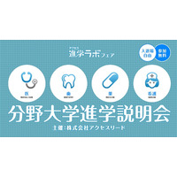 【大学受験2016】交通費支援ありの医療系分野の大学進学説明会…大阪、東京 画像