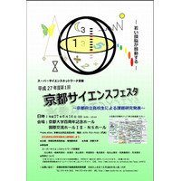 SSH含む府立高生が研究発表「京都サイエンスフェスタ」6/14開催 画像