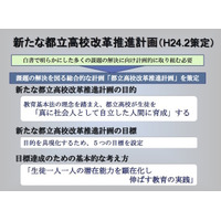 【高校受験2016】東京都、中学校向け都立高校説明資料公開 画像