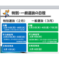 【高校受験2016】大阪府公立高「実施要項」を公開…自己申告書テーマ決定 画像