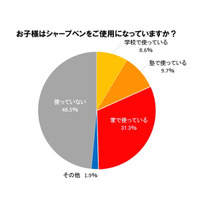 「小学生は鉛筆」イメージはもう古い？ 約半数がシャープペンを使用 画像