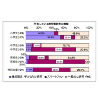 中高生の携帯利用は「SNS」最多、高校でトラブル大幅上昇 画像