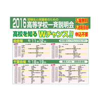 【高校受験2017】千葉3会場で「高等学校一斉説明会」開催…総進図書 画像