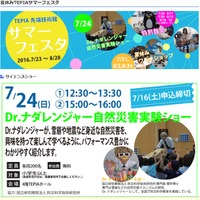 【夏休み2016】TEPIA先端技術館で7/23-8/28、ワークショップや体験教室 画像